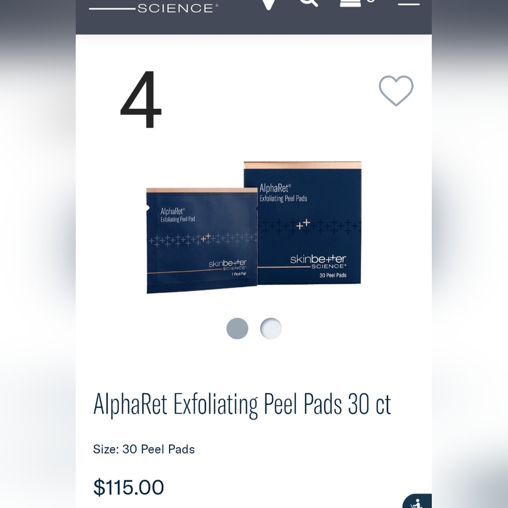 Skin Better Alpharet exfoliating peel pads-30ct